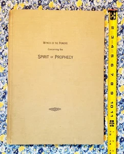 Witness of the Pioneers Concerning the Spirit of Prophecy Ellen G White 1961 SDA - Picture 1 of 24