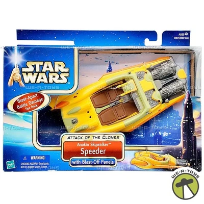 Star Wars Episode II Attack of The Clones Anakin Skywalker Speeder Vehicle 2002 - Image 1 of 3