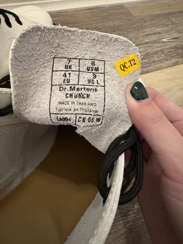 Botas Mono Dr. Martens Church Cuero Liso Talla EE. UU. Para Hombre 8 Para Mujer 9 Foto 1 de 4