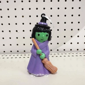 Target Bullseye's Halloween 2025 Plastic Witch Broom Ornament 4"H (NEW) - Picture 1 of 1