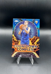 2024-25 Topps Chrome Nikola Topic (RC) Blue B-Ball Refractor Coundown Complete - Picture 1 of 2