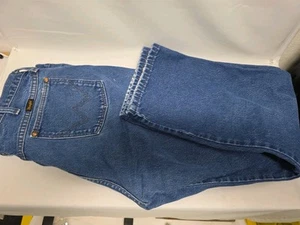 Wrangler Jeans Mens 36x30 Blue 47MWZ Regular Fit Cowboy Cut Workwear Tag 38x32 - Picture 1 of 5