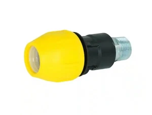 1 Zoll Polypropylen unterirdisch gelb Poly Gasrohr Umbau Fitting - Bild 1 von 2