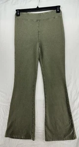 Treasure & Bond Pants High Rise Cotton Boot Cut Olive Green Girls Size XL 14/16 - Picture 1 of 10