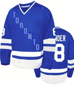 #88 Hockey Jersey Blue Sewn WILLIAM NYLANDER MENS STITCHED Size SMALL - 3XL - Picture 1 of 4