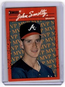 Donruss Error Tom Glavine John Smoltz Atlanta Braves 1990 #BC-15 - Imagen 1 de 2