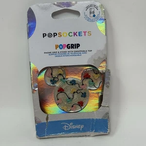 PopSockets PopGrip & Stand for Phone-Disney Christmas String Lights Mickey Mouse - Picture 1 of 4