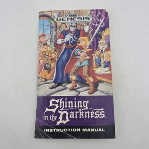 Shining In The Darkness - Manual Only - Sega Genesis Instructions (No Game) - Picture 1 of 10