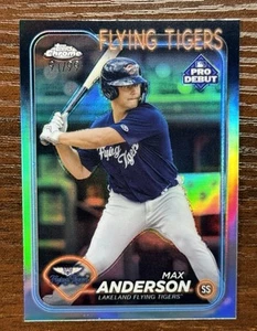 2024 Topps Pro Debut Chrome Refractor /99 Max Anderson #PDC-173 - Picture 1 of 2