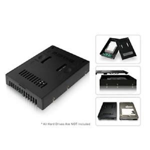 Icy Dock MB882SP-1S-2B 2.5 to 3.5 HDD SSD SATA Converter Black