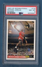 Michael Jordan - 1992 199UD International SPANISH #118 PSA 8 RARE