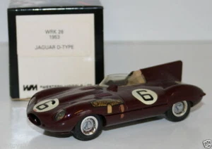 WESTERN MODELS 1/43 WRK28 - 1953 JAGUAR D TYPE - WMTC CLUB 1989 RUSSELL MARTIN - Picture 1 of 3