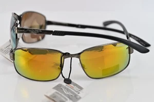 Yellow  Lens spring Loaded, Arms, Driving  very nice Aviators Sunglasses #1119 - Picture 1 of 5