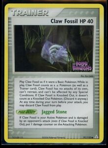 Pokemon Card Claw Fossil HP 40 Ex Holon Phantoms 91/110 Reverse Holo Common - LP