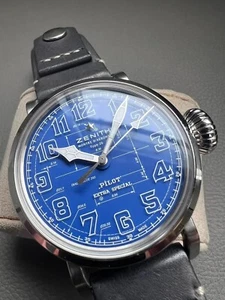 Zenith Pilot Type 20 Blueprint Extra Special Limited to 250 Box & Papers - Picture 1 of 13