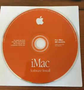 Vintage 1999 iMac DV OS 9 v9.0 Mac Macintosh Install Software Disc CD - Picture 1 of 3