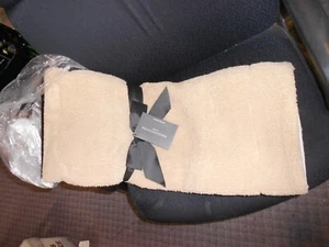 MAGASCHONI HOME LUXE SHERPA FAUSSE FOURRURE DOUCE ÉPAISSE/COUVERTURE EN PELUCHE BRONZAGE NEUF - Photo 1/4