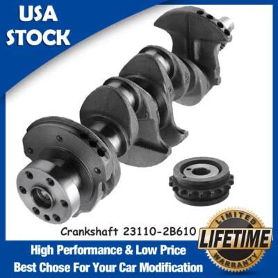Crankshaft 23110-2B610 For Hyundai Accent Veloster Kia Soul Rio 1.6L 2012-2017 - Image 1 of 4