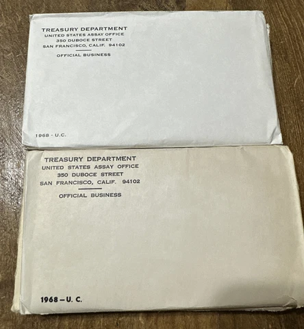 1968 U.S. Mint Set Cover