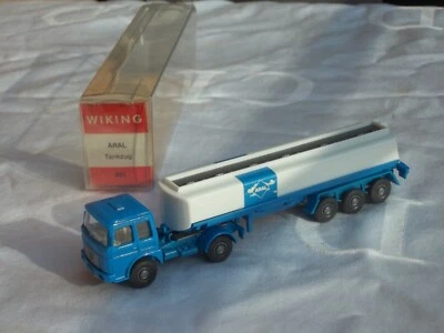 WIKING 1/87 HO SEMIRIMORCHIO MAN 'TANKZUG ARAL' 801 VEDI DESCRIZIONE - Immagine 1 di 4