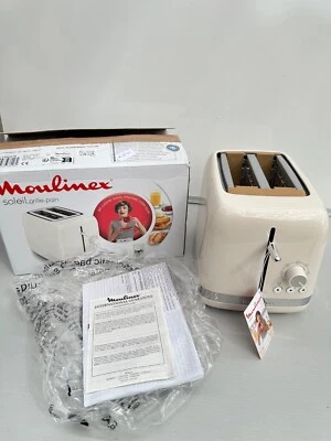 Tostadora automática Moulinex Broodrooster Soleil LT300A10 marfil RetroStyle NUEVA EN EMBALAJE ORIGINAL Foto 1 de 3