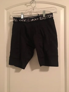Easton Boys Black Boxer Brief Shorts Elastic Waist Size Large - Picture 1 of 6