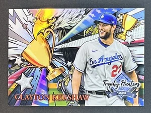 CLAYTON KERSHAW 2022 Stadium Club Trofeo Cromato Caccia #RL-18 Dodgers - Foto 1 di 2
