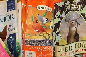 Lote de 9 bolsas de comida tejidas vacías para pájaros para manualidades hacer bolsas de reciclaje coloridas - Imagen 1 de 1