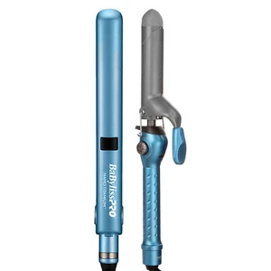 Babyliss Pro Nano Titanium Digital 1" Ferro da Stiro Piatto con 1 1/4" Ferro Arricciacapelli a Molla - Foto 1 di 5