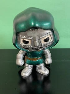 FUNKO POP! MARVEL UNIVERSE DR DOOM (METALLIC) 2014 CONVENTION VINYL FIGURE LOOSE - Picture 1 of 7