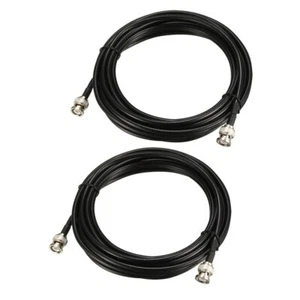 2szt RG58 15ft Kabel koncentryczny z wtyczką BNC na złącza męskie BNC 50 Ohm - Zdjęcie 1 z 6