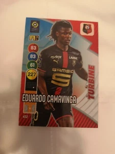 Eduardo Camavinga Rennes #432 Carte Foot Ligue 1 Panini Adrenalyn 2021 2022 - Imagen 1 de 3