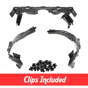 Front Fender Liner & Engine Under Cover Set w/ Clips For 1999-2004 Honda Odyssey - Picture 1 of 6