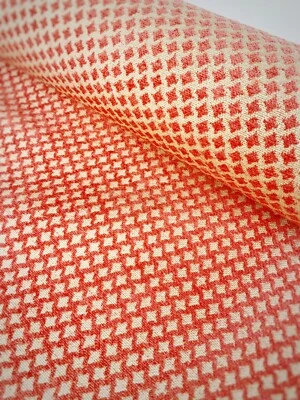 NEW Duralee Chenille Coral Orange Upholstery Fabric Papaya 4 Yards - 71058 - 451 - Image 1 of 4