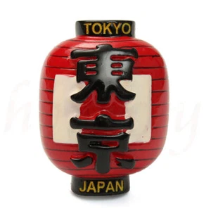 3D Resin Japan Tokyo Lantern Fridge Magnet Decor City Tourist Travel Souvenir - Foto 1 di 7