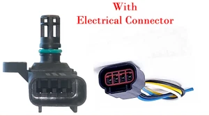 Map Manifold Pressure Sensor & Connector Fits Range Rover ,Sport 2006-2009 4.2L - Foto 1 di 8