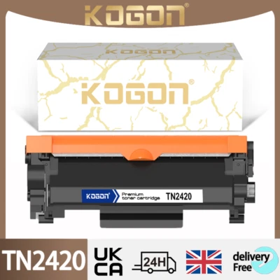 Black TN2420 Toner Cartridges Fit For L2510D L2530DW L2550DN L2310D L2350DW - Image 1 of 4