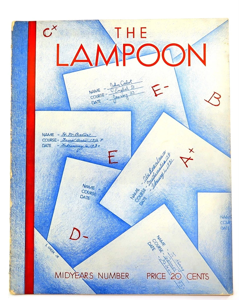 Vintage 1930 HARVARD LAMPOON from January 9th ~ Parody Humor Magazine Paperback Foto 1 de 4