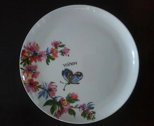 MIKASA BUTTERFLY GARDEN 11" DINNER PLATE BONE CHINA PRETTY FLOWERS BUTTERFLY NEW - Picture 1 of 3