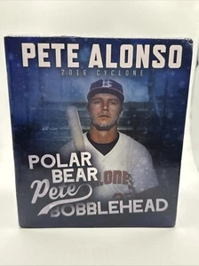 Brooklyn Cyclones Pete Alonso 2016 Polar Bear SGA BOBBLEHEAD New York Mets - Picture 1 of 5