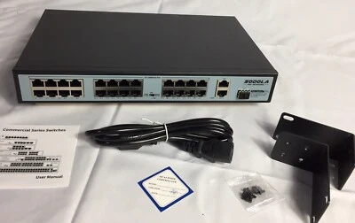SODOLA 24 Port PoE Switch 300W | 10/100Mbps PoE Port Network Switch, SL-S0261P - Image 1 of 4