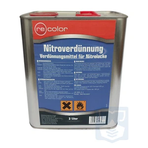 Nitroverdünnung Waschverdünnung 3 Liter Autolack Nitrolack Kunstharzlack 2,98€/L - Bild 1 von 1