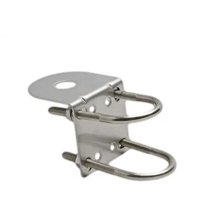Stainless Steel Antenna Mount Bracket with U Bolts for Ham UHF VHF CB Cellula... - Picture 1 of 5