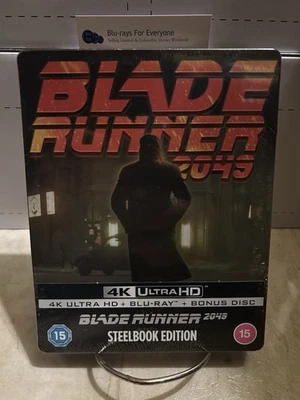 Blade Runner 2049 4K SteelBook UHD Blu-ray (UK)[2017] No Dent - Ships Next Day - Image 1 of 4