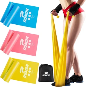 Elastiche Fitness Set Di 3, 2M Lunghe Con 3 Livelli Di Resistenza, Bande Ginnich - Foto 1 di 12