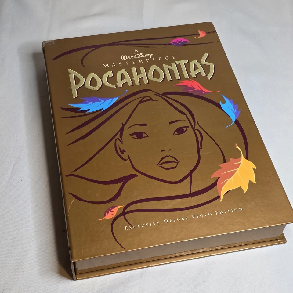 Walt Disney Masterpiece Pocahontas Exclusive Deluxe Video Edition VHS Authentic - Imagem 1 de 4