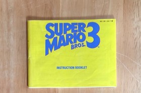 Nintendo NES Super Mario Bros. 3 Manuale Istruzioni (1990) 
