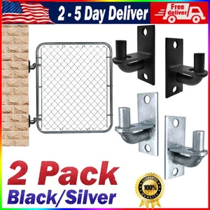 2 PIEZAS Puerta Montaje en Pared Puerta de Granja Bisagras de 5/8 Pines Puerta de Cerca de Eslabones de Cadena de Alta Resistencia - Imagen 1 de 16