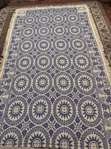 Vintage Fieldcrest Volkskunst Tagesdecke Decke Abby Aldrich Rockefeller 60” x 100” - Bild 1 von 9