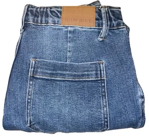 Judy Blue Womens Jogger Denim Jeans Drawstring Stretch 9/29 JB88779 MD - Picture 1 of 8